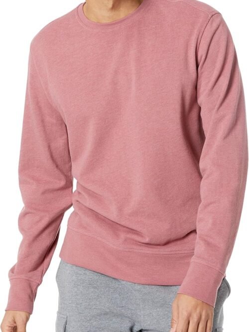 Long-Sleeve Lightweight French Terry Crewneck Sweatshirt